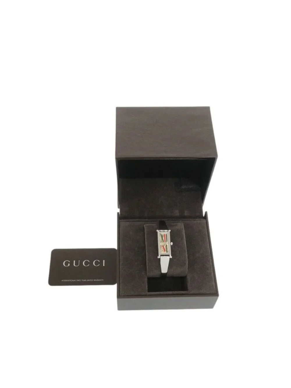 Gucci Floral Pattern SS Gold Silver Quartz Watch